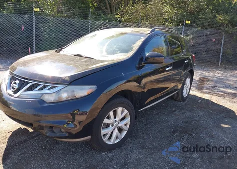 2012 Nissan Murano Sl from USA, damaged, VIN JN8AZ1MW8CW213119